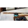 Image 2 : FISHING ROD WITH 2 REELS. CUE AND BINOCULARS