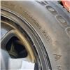 Image 3 : SET OF FOUR BF GOODRICH WINTER SLALOM 225/70R16 WITH  ALUMINUM RIMS AND CHEVROLET CENTER CAPS