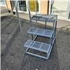 Image 2 : GRATED WAREHOUSE STEPS WITH RAILING