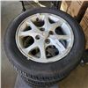 Image 2 : SET OF FOUR MOTOMASTER 175/65 R14 TIRES ON 4 BOLT TOYOTA RIMS