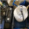 Image 2 : CRAFTSMAN RADIAL ARM SAW AND METAL AIR TANK WITH DEWALT CASE
