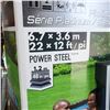 Image 3 : POWER STEEL 22' X 12' ABOVE GROUND POOL COMPLETE WITH SAND FILTER