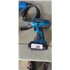 Image 3 : MASTERCRAFT DRILL, AND IMPACT GUNS BOTH WITH 20V BATTERIES, AND ROCK GRINDER, ALL TESTED WORKING