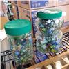 Image 2 : 2 JARS OF COLLECTIBLE MARBLES