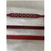 Image 2 : 3 NEW GENUINE LEATHER DOG COLLARS