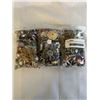 Image 2 : 3 SMALL BAGS OF ASSORTED JEWELRY