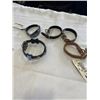 Image 1 : 5 NEW GENUINE LEATHER DOG COLLARS