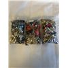 Image 2 : 3 SMALL BAGS OF JEWELRY