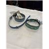 Image 1 : 3 NEW GENUINE LEATHER DOG COLLARS