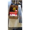 Image 1 : BOX OF NEW FLOATING SHELF, SUUROUND SOUND SPEAKERS AND MORE