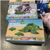 Image 3 : UNICORN WITH BABIES, DINOSAURS AND TURTLE PLUSH ANIMALS