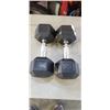 Image 1 : PAIR OF 25LB DUMBBELLS