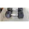 Image 2 : PAIR OF 25LB DUMBBELLS