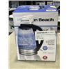 Image 2 : HAMILTON BEACH 1.7L GLASS KETTLE - TESTED WORKING
