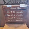 Image 2 : FREE STANDING WROUGHT IRON  MAILBOX