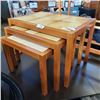 Image 4 : TILE TOP NESTING TABLES SET OF THREE, MADE IN DENMARK