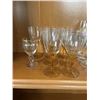 Image 3 : TWO VINTAGE WINE AND CHAMPANGNE IRREDESCENT GLASS SETS