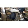 Image 1 : GRANITE CONVERSATION TABLE AND 2 CHAIRS