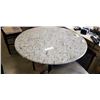 Image 3 : GRANITE CONVERSATION TABLE AND 2 CHAIRS