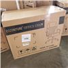 Image 1 : NEW ECCONITURE MODERN GAMING CHAIR BLACK WITH GOLD STITCHING, RETAIL $249