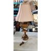 Image 2 : PAIR OF COLORED GLASS TABLE LAMPS