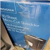 Image 2 : INSIGNIA 10 SHEET MICRO CUT PAPER SHREDDER - TESTED WORKING, RETAIL $129