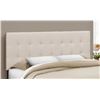 Image 1 : MONARCH FULLSIZE BED - BEIGE, RETAIL $222