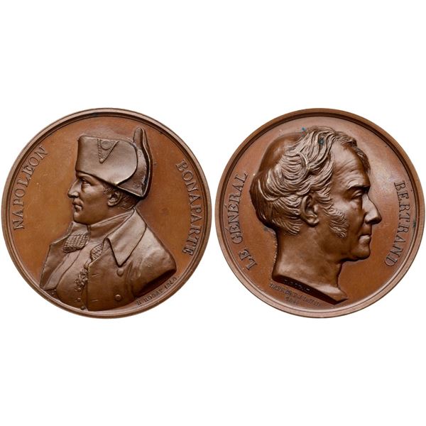 Louis Philippe (1830-1848). Transition of Napoleon’s Body from St. Helena, 1840. Bronze Medal.
