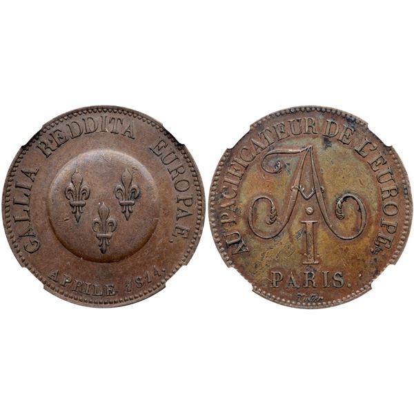Pattern 5 Francs 1814.