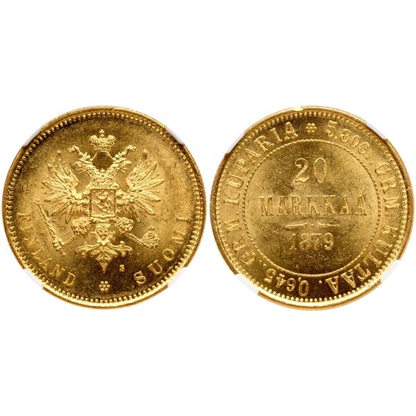 20 Markkaa 1879 S.