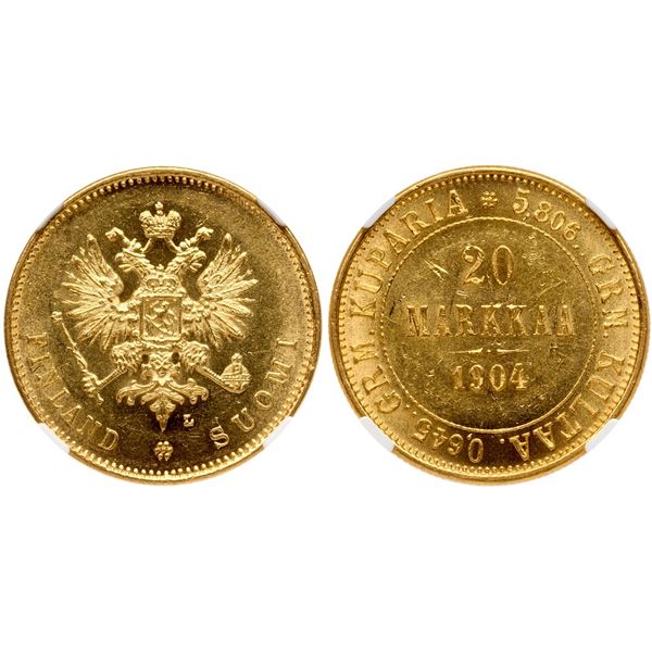 20 Markkaa 1904 L.