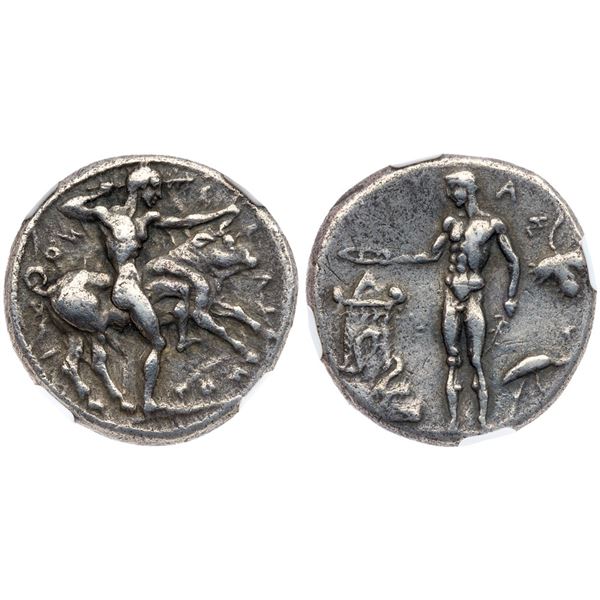 Sicily. Selinos. Silver Didrachm (8.38 g), ca. 455-440 BC.