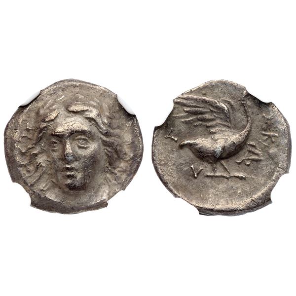 Ionia. Klazomenai. Silver Hemidrachm (1.96 g), ca. 386-301 BC.