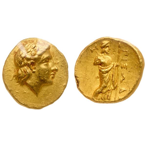 Satraps of Caria. Pixodarus (ca. 341/0-336/5 BC). Gold Sixth Daric (1.38 g).