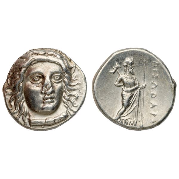Satraps of Caria. Pixodaros. Silver Didrachm (6.95 g), ca, 341-336/5 BC.