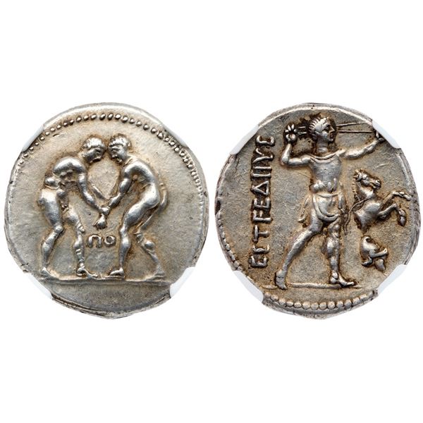 Pamphylia. Aspendos. Silver Stater (10.47 g), ca 330/25-250 BC.