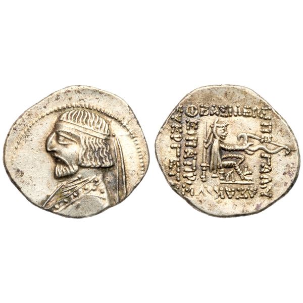 Parthian Kingdom. Arsakes XVI (ca. 78/7-62/1 BC). Silver Drachm (4.19 g).