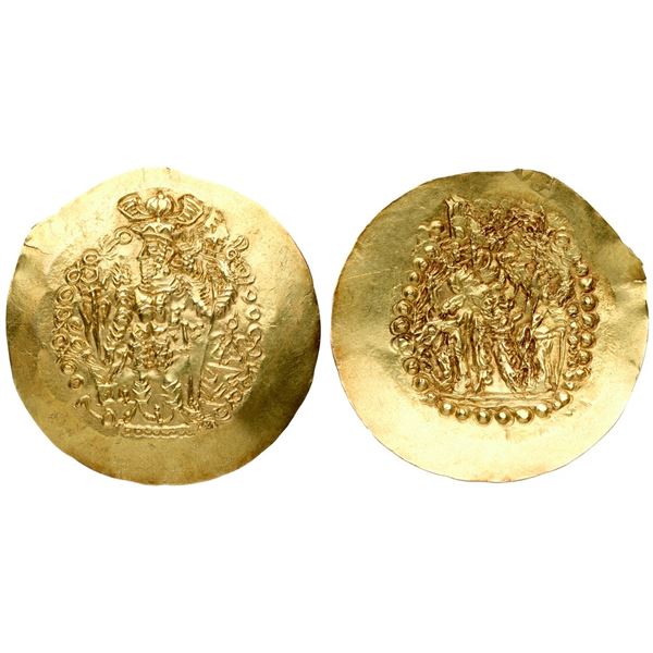 Kushano-Sasanian. Bahram I (ca. AD 330-365). Gold Dinar (7.81 g).