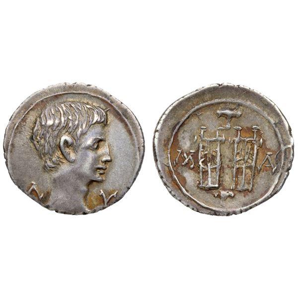 Lycian League. Augustus, 27 BC-AD 14. Silver Drachm (3.62 g).