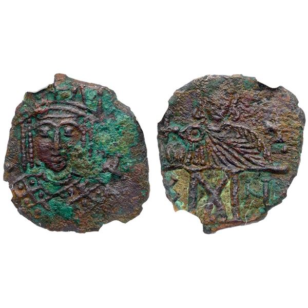 Constantine VI and Irene (AD 780-797). AE Follis, struck AD 792-797.