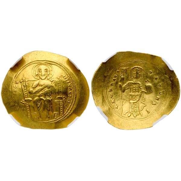 Constantine X Ducas (1059-1067). Gold Histamenon Nomisma (4.36 g). Constantinople, struck 1062-1065.