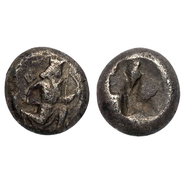 Persia. Achaemenid Empire. Time of Artaxerxes II to Artaxerxes III, ca. 375-340 BC. Silver Quarter S