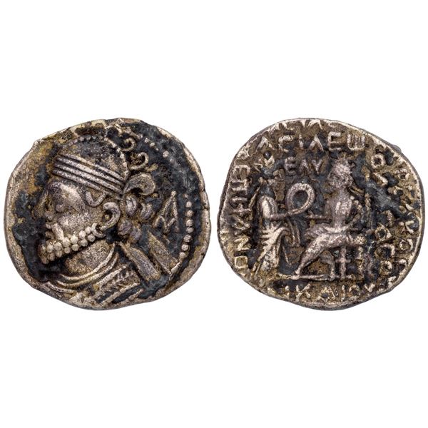 Parthian Kingdom. Vologases III (ca. AD 105-147). Billon Tetradrachm (10.70 g).