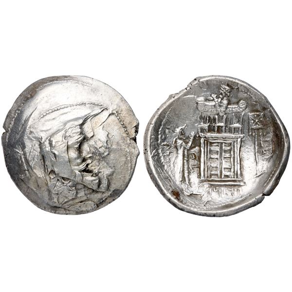 Kingdom of Persis. Vadfradad (Autophradates) I. Silver Tetradrachm (16.05 g), 3rd Century BC.