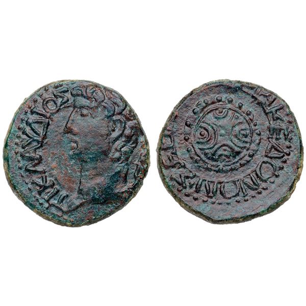 Macedon. Koinon. Claudius (AD 41-54). AE (30mm,18.62 g).