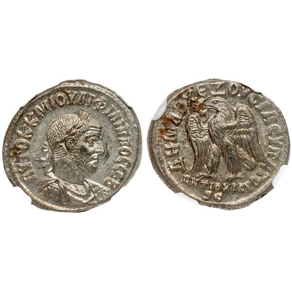 Syria. Seleucis and Pieria. Antioch. Philip I (AD 244-249). Billon Tetradrachm (13.30 g), struck AD 