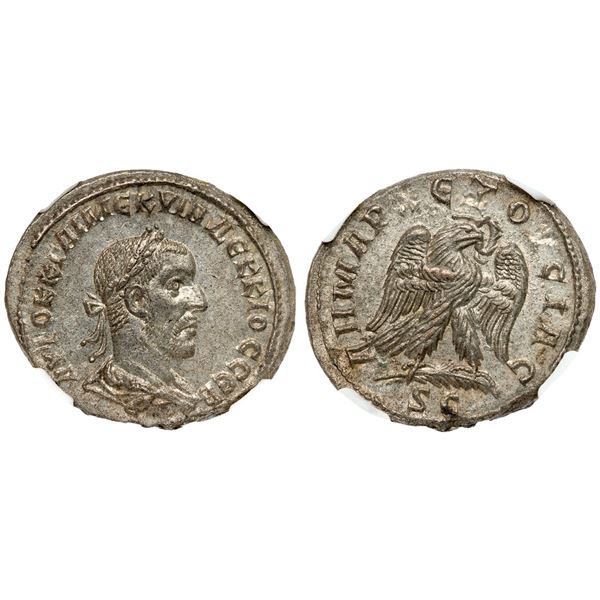 Syria. Seleucis and Pieria. Antioch. Trajan Decius (AD 249-251). Billon Tetradrachm (12.78 g), struc