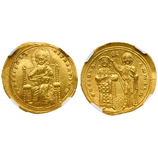 Romanus III Argyrus (1028-1034). Gold Histamenon Nomisma (4.37 g). Constantinople.