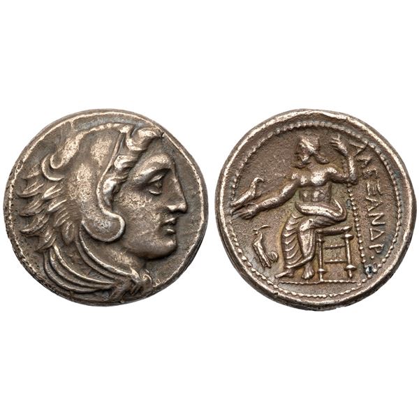 Macedonian Kingdom. Alexander III “the Great” (336-323 BC). Silver Tetradrachm (16.85 g).