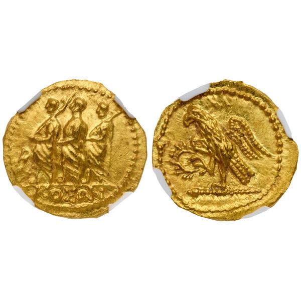 Skythia. Geto-Dacians. Koson. Gold Stater (8.46 g), mid First Century BC.